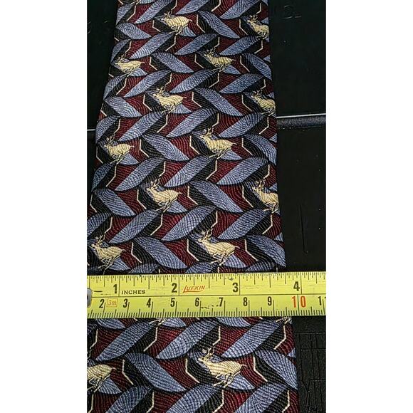 Johnson Brothers running Deer Mens silk Necktie Tie made in USA - Picture 2 of 4